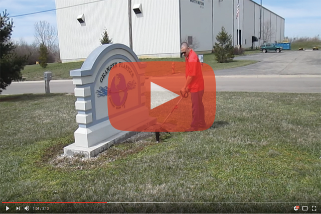 Rotomolded Cemetery Vase