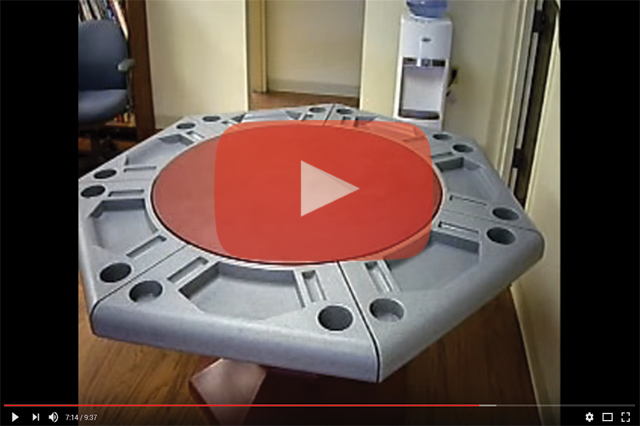 Rotomolded Poker Table